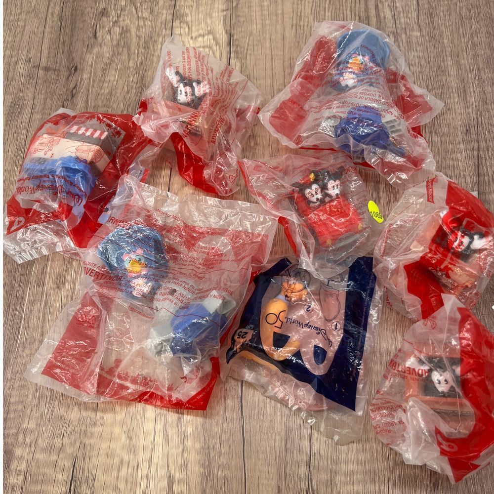 Disney Various Happy‎ Meal Toy Lot Collectible Mickey Mouse Daisy Duck Pluto